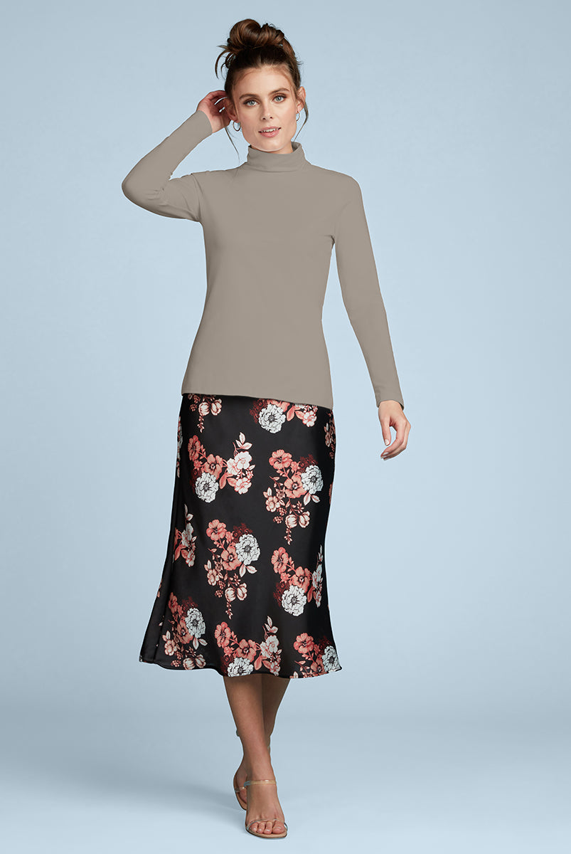 Jackie Turtleneck Long Sleeve Top