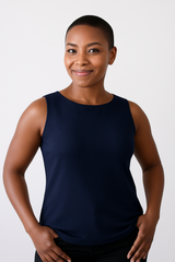 Christina – Navy Blue (palette-guided AI)