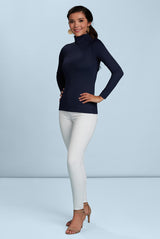 Jackie Turtleneck Long Sleeve Top