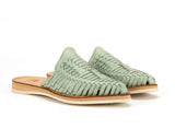 Marbella Huarache Slip-On Teal