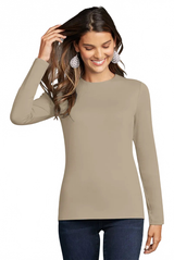 Tangerine Boatneck Sleeveless Tank Top Side Profile - UPF 50 Flattering Fit | JudyP Apparel