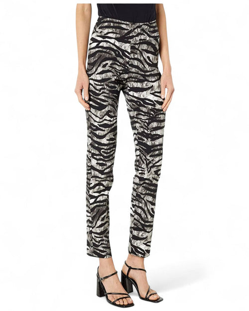 Krazy Larry P507 Pull on Pant - Black Zebra